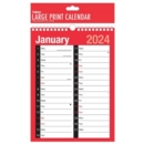 CALENDAR,A4 Engagement, Large Print, 2024 Twin Wire,