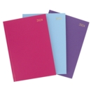 DESK DIARY,A5 Week To View Pastel Colours Asst. 2024