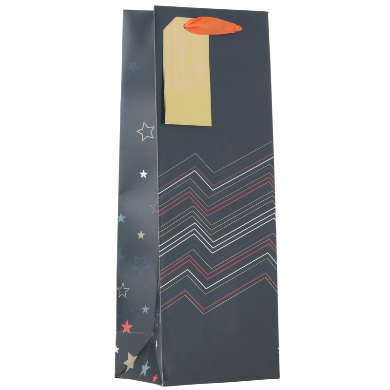 GIFT BAG,Zig Zag (Bottle) (Was 1.25)
