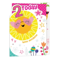 AGE 2 CARDS, 6's Female Flowers & Sunshine