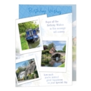 GREETING CARDS,Birthday 6's Canal & Cottage Scenes