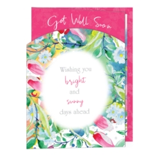 GREETING CARDS,Get Well 6's Floral