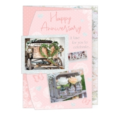 GREETING CARDS,Your Anni.6's Floral Carriage