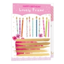 GREETING CARDS,Lovely Friend 6's Candles