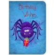 BIRTHDAY CARDS,6's Spider with Present (Was 1.15)