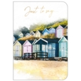 GREETING CARDS,Blank 6's Beach Huts