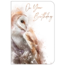 BIRTHDAY CARDS,6's Owl