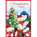 XMAS CARDS,Grandchildren 6's Penguins & Xmas Tree