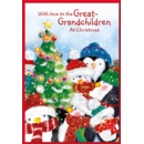 XMAS CARDS,Great Grandchildren 6's Penguins & Xmas Tree
