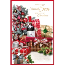 XMAS CARDS,Son 6's Wine & Presents