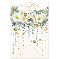 XMAS CARDS,Mum 6's Floral Garland
