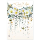 XMAS CARDS,One I Love 6's Floral Garland