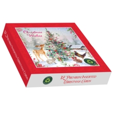 BOXED CARDS,Prem,Square 12's O Christmas Tree' (Was 5.99)