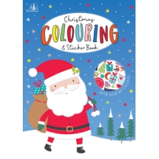 COLOURING AND STICKER BOOK, Christmas 36 Pages Asst