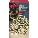 LIGHTS,LED Supabrights Multi Action Warm White 200's Boxed