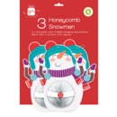 DECORATION,3D Honeycomb, Snowman 35cm (Was 2.99)