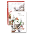 XMAS BOXED CARDS, Foiled 14's 2 Designs per box. CDU