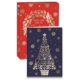 XMAS BOXED CARDS, Foiled 14's 2 Designs per box. CDU