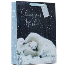 GIFT BAG,Polar Bears (Extra Large) (Was 1.69)