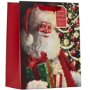 GIFT BAG,Merriest Santa (Large) (Was 1.39)