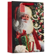 GIFT BAG,Merriest Santa (Extra Large)( (Was 1.69)