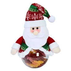 TREAT JAR,Plush Santa