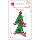 HAIR CLIPS,Christmas 2 Designs (Was 1.49)