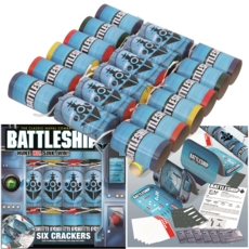 CRACKERS,30cm Battleships 6's FSC (Hasbro) (Was 9.99)