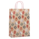 GIFT BAG,Bauble Print (Large) 100% Recylcable