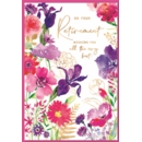 GREETING CARDS,Retirement 6's Floral