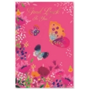 GREETING CARDS,Good Luck 6's Butterflies & Flowers