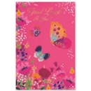 GOOD LUCK CARDS, 6's Butterflies & Flowers