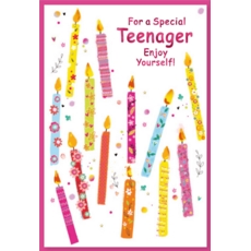 AGE CARDS,Teenager 6's Candles