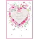 GREETING CARDS,Mum & Dad 6's Floral Heart