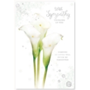 GREETING CARDS,Sympathy 6's Calla Lily Flowers