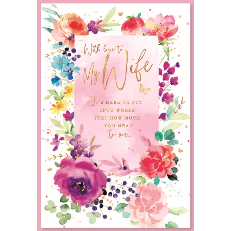 BIRTHDAY CARDS,Wife 6