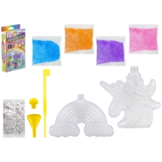 GLITTER SAND ART,Rainbow/ Unicorn,Sand&Glitter(Was 2.49)