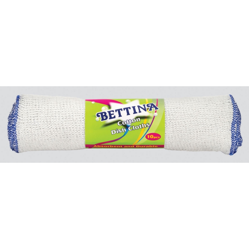 COTTON DISH CLOTHS, 10