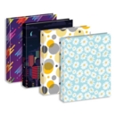 RING BINDER,A4 Shades & Shapes 4 Assorted