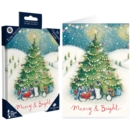 BOXED CARDS, Christmas Tree 10's (UK Made) (Was 3.99)
