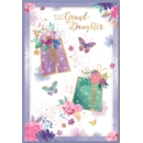 BIRTHDAY CARDS,Granddaughter Floral Presents