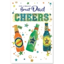 BIRTHDAY CARDS,Dad 6's Foil Beer Bottles