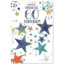 AGE 60 CARDS, 6's Male Foil Stars