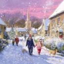 BOXED CARDS,Village Scene Square 10's (Was 1.49)