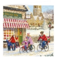 BOXED CARDS,Village Scene Square 10's (Was 1.49)