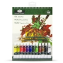 ARTIST PACK,12 Oil Paints, 2 Brushes & 8 Sheet Pad