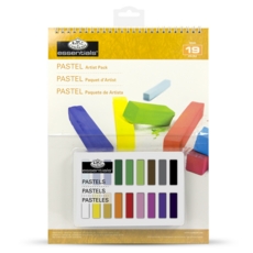 ARTIST PACK,18 Pastels & 6 Sheet Pad 120g/m2