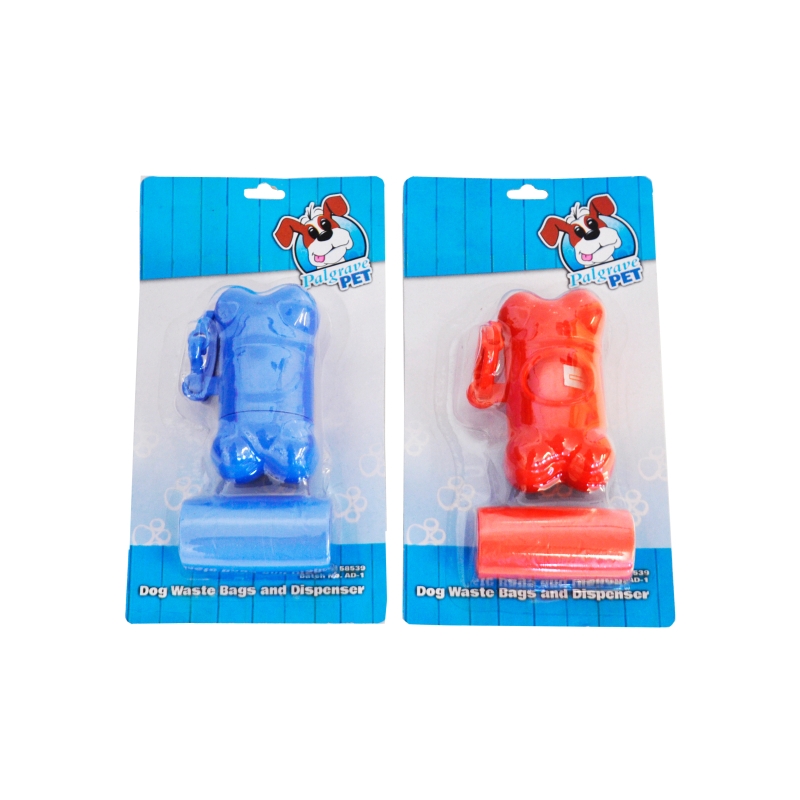 DOG WASTE PICK UP KIT,with Dispenser and 45 Bags I/cd