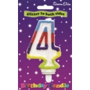 CAKE CANDLE,NUMERAL 4