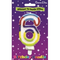 CAKE CANDLE,NUMERAL 6